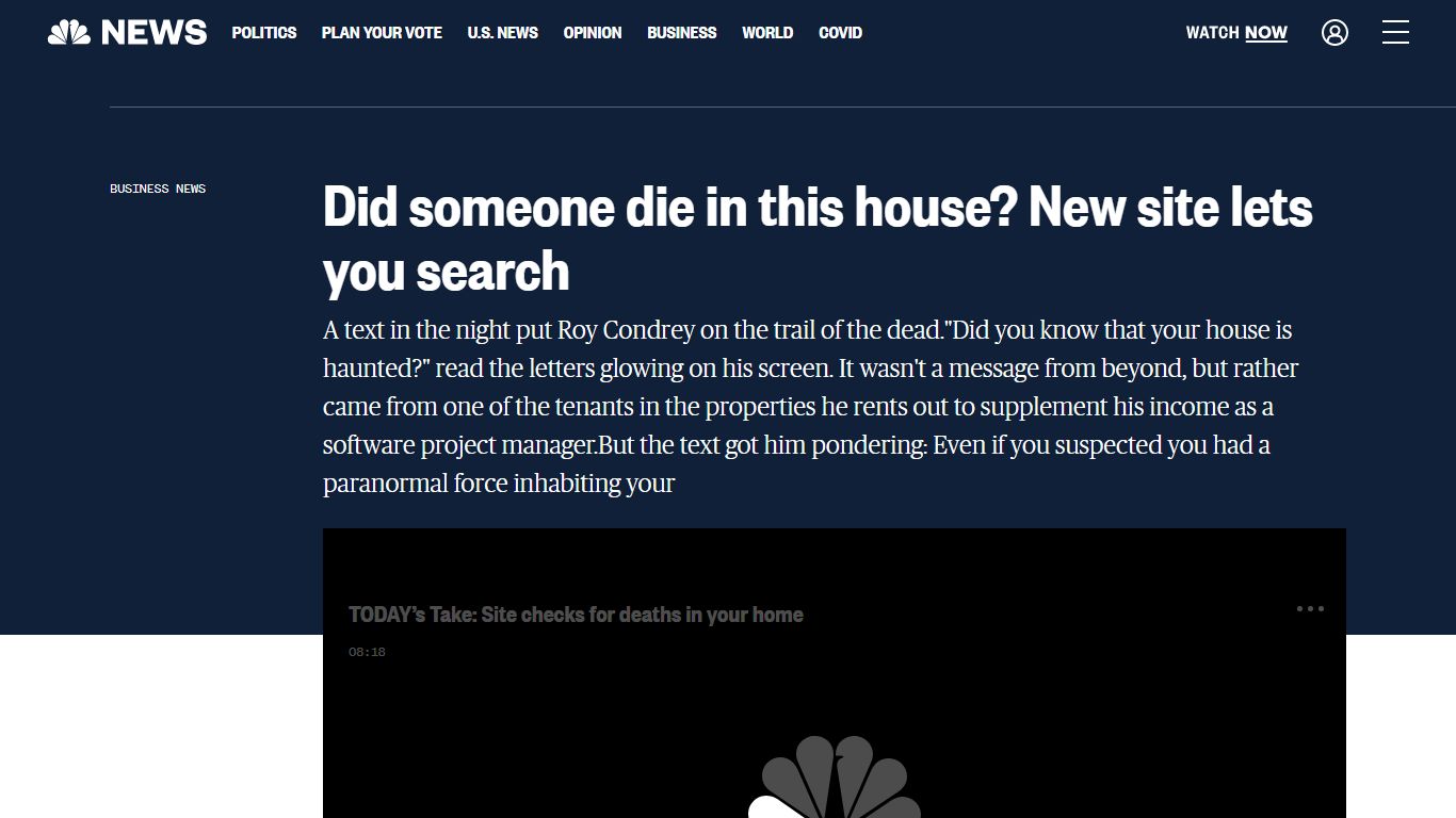 Did someone die in this house? New site lets you search